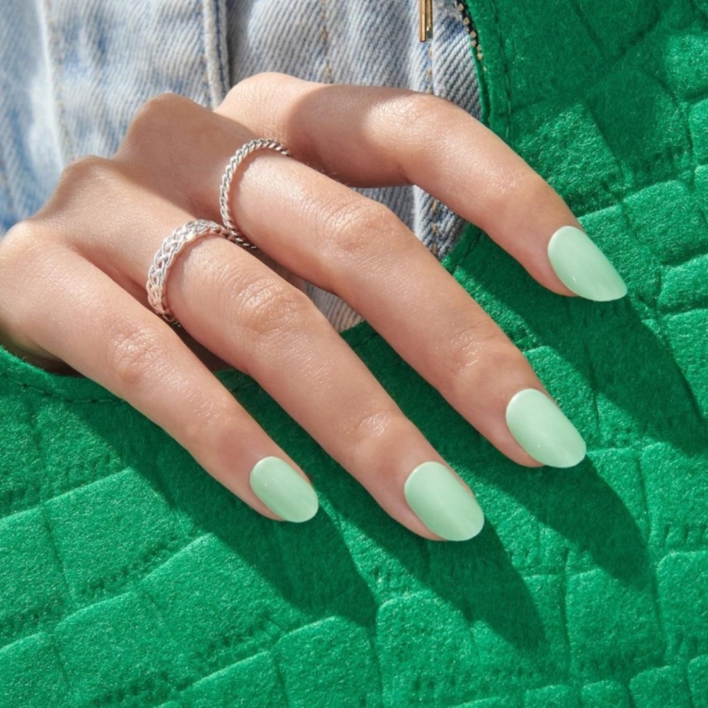 NWOB KISS imPRESS Color Short Press-On Manicure Nails in Hey Life - Picture 2 of 6